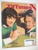 <!--1970-12-12-->TV Times magazine - John Bluthal and George Best cover (12-18 December 1970)