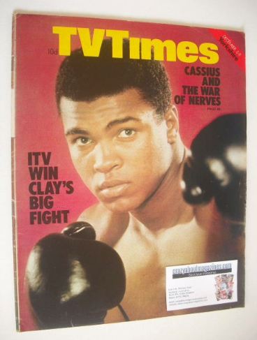 TV Times magazine - Muhammad Ali cover (5-11 December 1970)