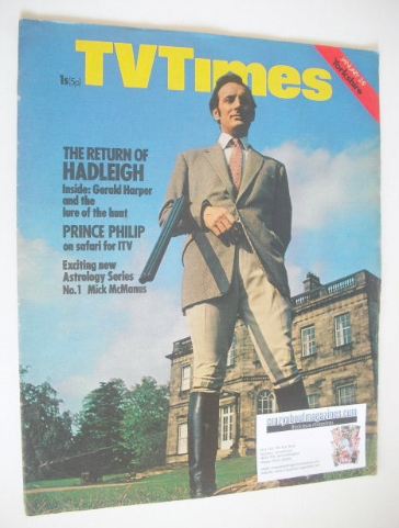 TV Times magazine - Gerald Harper cover (2-8 January 1971)