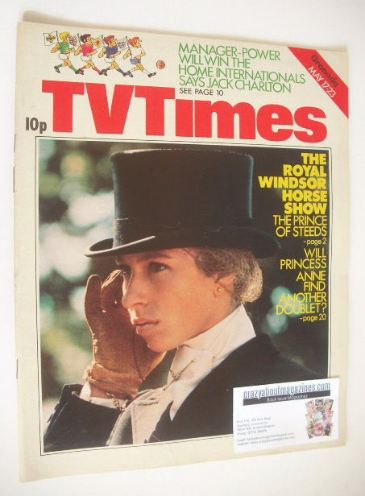 TV Times magazine - Princess Anne cover (17-23 May 1975)