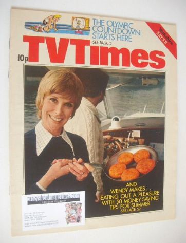 TV Times magazine - Wendy Craig cover (5-11 July 1975)