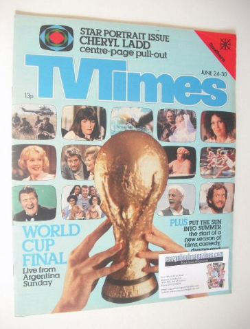 TV Times magazine - World Cup Final cover (24-30 June 1978)