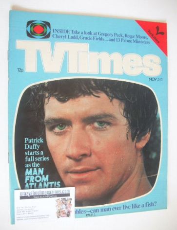 TV Times magazine - Patrick Duffy cover (5-11 November 1977)