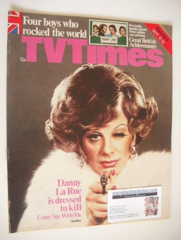TV Times magazine - Danny La Rue cover (10-16 September 1977)