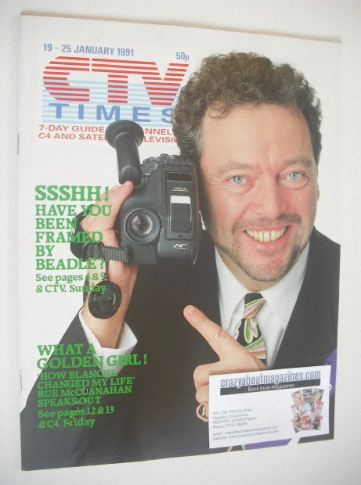CTV Times magazine - 19-25 January 1991 - Jeremy Beadle cover