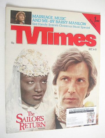 TV Times magazine - The Sailor's Return cover (6-12 December 1980)