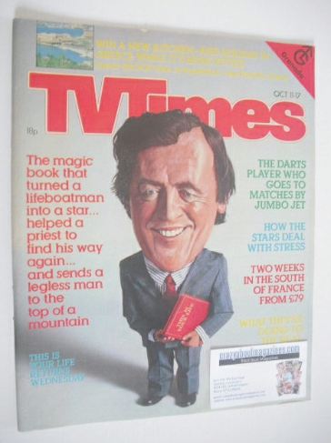 TV Times magazine - Eamonn Andrews cover (11-17 October 1980)