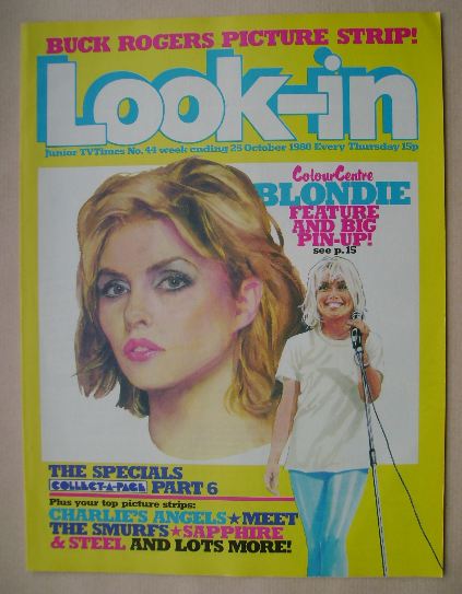 Look In magazine - Debbie Harry cover (25 October 1980)