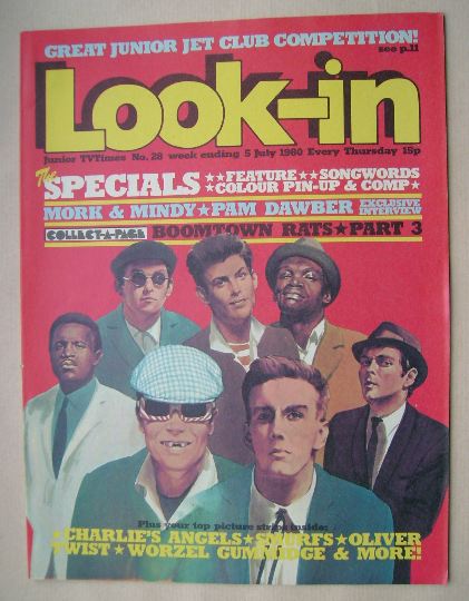 Look In magazine - The Specials cover (5 July 1980)