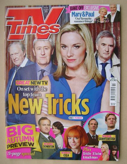 TV Times magazine - New Tricks cover (16-22 August 2014)