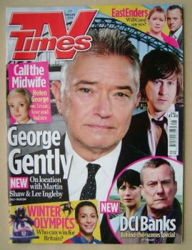 TV Times magazine - Martin Shaw cover (1-7 February 2014)