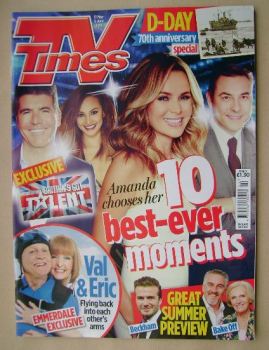 TV Times magazine - Britain's Got Talent cover (31 May - 6 June 2014)
