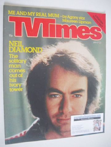 <!--1981-01-17-->TV Times magazine - Neil Diamond cover (17-23 January 1981