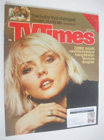 TV Times magazine - Debbie Harry cover (24-30 January 1981)