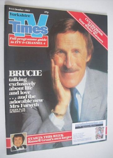 TV Times magazine - Bruce Forsyth cover (8-14 October 1983)
