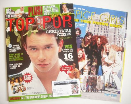 Top Of The Pops magazine - Stephen Gately cover (December 1996)