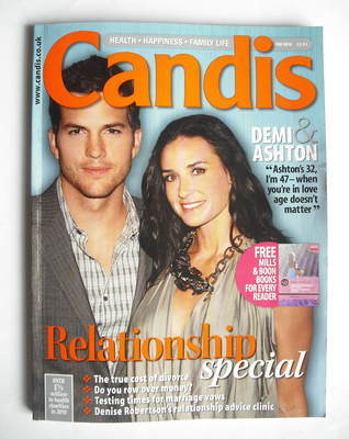 Candis magazine - February 2010 - Demi Moore and Ashton Kutcher cover