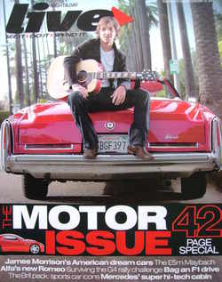 Live magazine - James Morrison cover (25 February 2007)