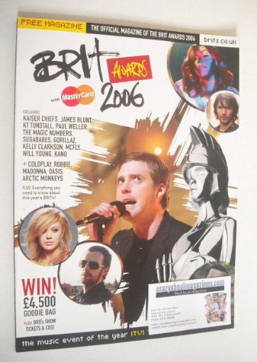 Brit Awards magazine 2006