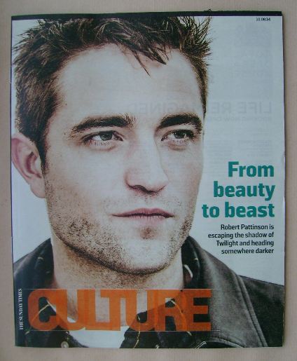 Culture magazine - Robert Pattinson cover (10 August 2014)