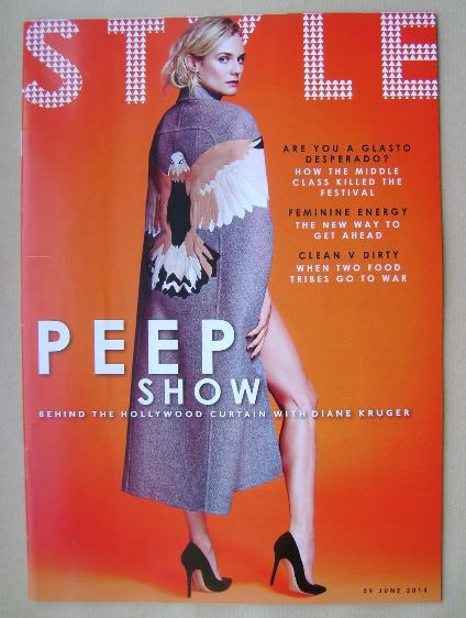 <!--2014-06-29-->Style magazine - Diane Kruger cover (29 June 2014)