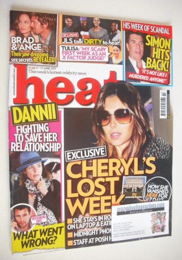 <!--2011-06-11-->Heat magazine - Cheryl Cole cover (11-17 June 2011)