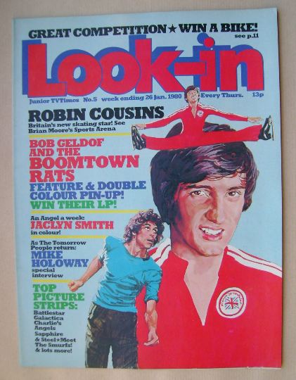 Look In magazine - Robin Cousins cover (26 January 1980)