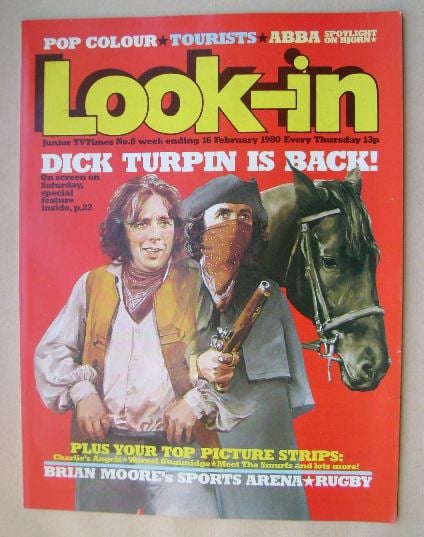 Look In magazine - Richard O'Sullivan cover (16 February 1980)