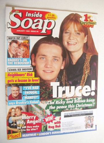 <!--1995-01-->Inside Soap magazine - Sid Owen and Patsy Palmer cover (Janua