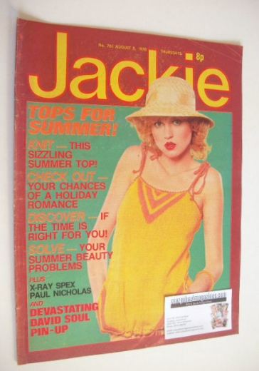 Jackie magazine - 5 August 1978 (Issue 761)
