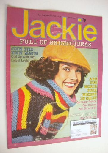 Jackie magazine - 25 February 1978 (Issue 738)