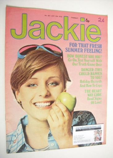 Jackie magazine - 12 July 1975 (Issue 601)