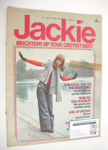 Jackie magazine - 18 January 1975 (Issue 576)
