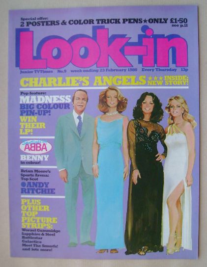 Look In magazine - Charlie's Angels cover (23 February 1980)