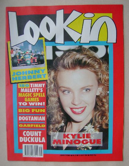 <!--1989-07-15-->Look In magazine - Kylie Minogue cover (15 July 1989)