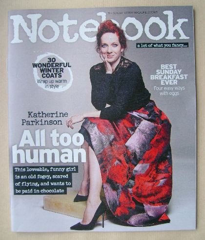 Notebook magazine - Katherine Parkinson cover (20 September 2015)