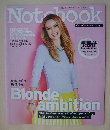 <!--2015-08-02-->Notebook magazine - Amanda Holden cover (2 August 2015)