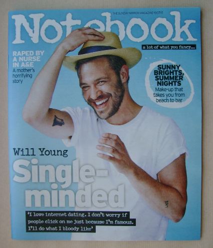 Notebook magazine - Will Young cover (19 July 2015)