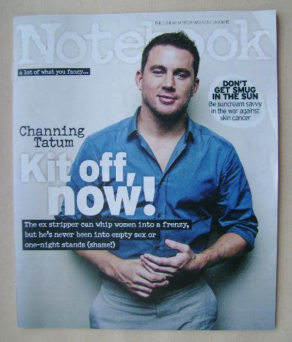 Notebook magazine - Channing Tatum cover (28 June 2015)