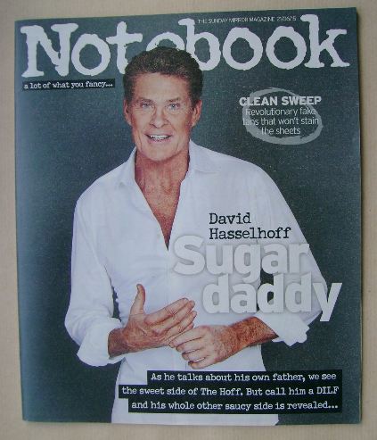Notebook magazine - David Hasselhoff cover (21 June 2015)