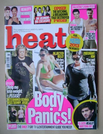 Heat magazine - Body Panics cover (16-22 February 2013)