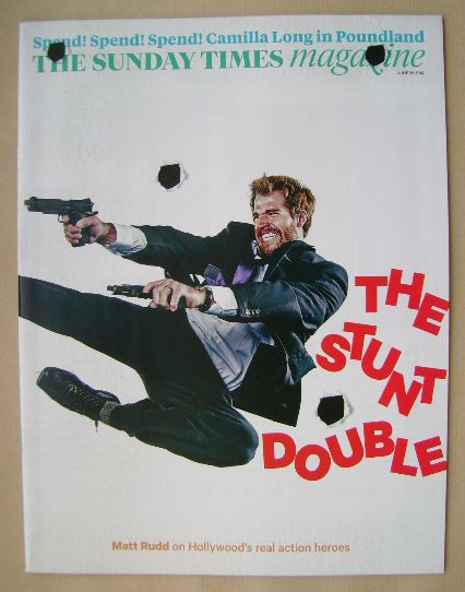 The Sunday Times magazine - The Stunt Double cover (29 June 2014)