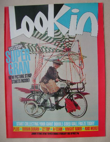Look In magazine - Supergran cover (9 February 1985)