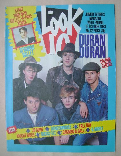 Look In magazine - Duran Duran cover (15 October 1983)