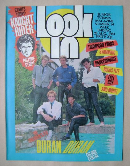 Look In magazine - Duran Duran cover (20 August 1983)