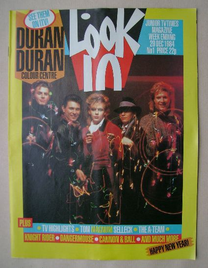 Look In magazine - Duran Duran cover (29 December 1984)
