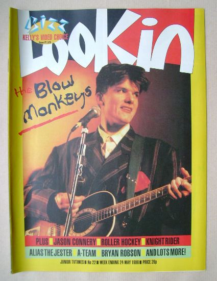 Look In magazine - Dr Robert cover (24 May 1986)