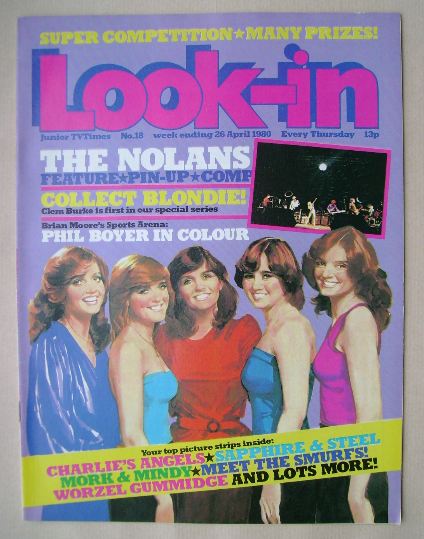 Look In magazine - The Nolans cover (26 April 1980)