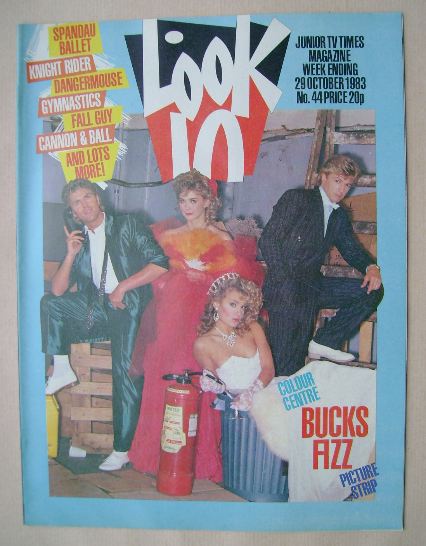 Look In magazine - Bucks Fizz cover (29 October 1983)