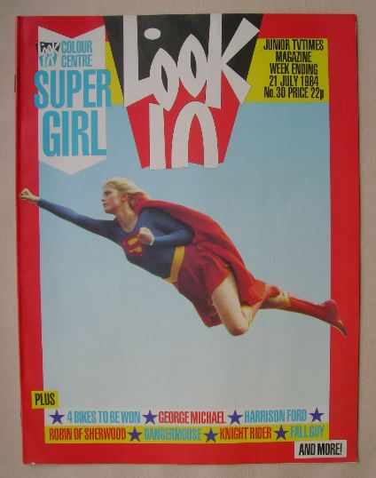 Look In magazine - Supergirl cover (21 July 1984)
